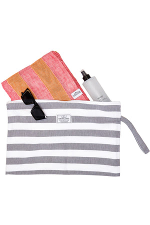 The Mira Wet Dry Zip Pouch - Large