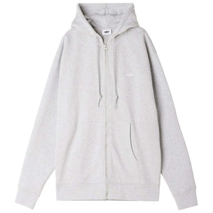 Established Works Bold Zip Hoodie - Ash Grey