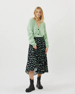 Filina Midi Skirt - Black/Hemlock