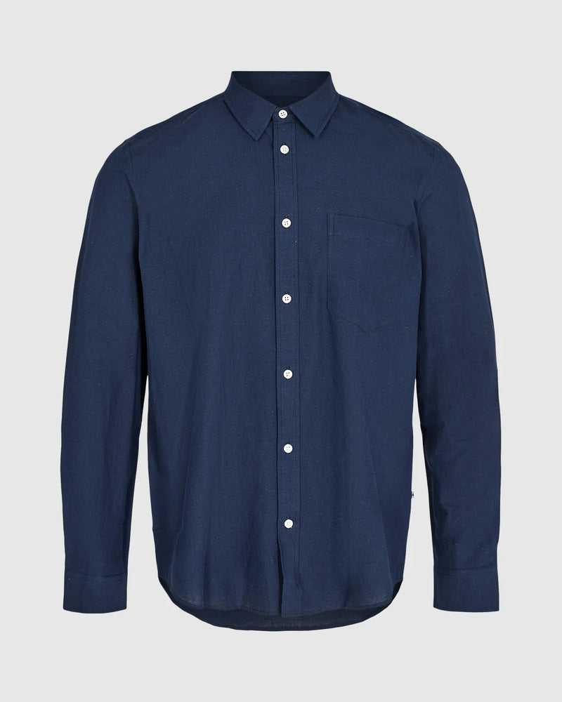 Jack Long Sleeved Shirt - Navy Blazer