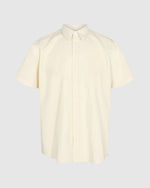 Eric Short Sleeved Shirt - White Asparagus