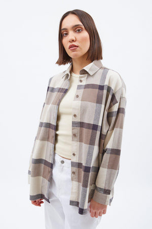 
            
                Load image into Gallery viewer, Molly Shirt - Walnut Check
            
        