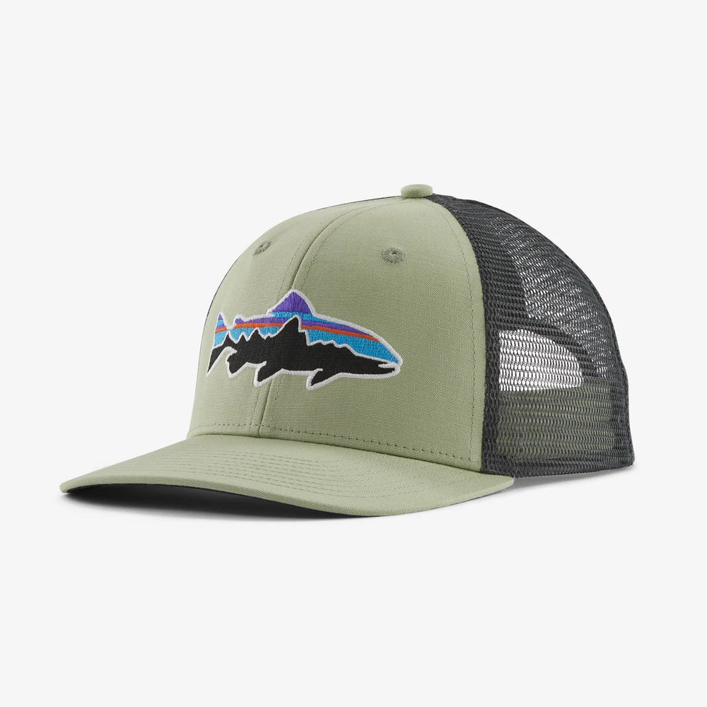 
            
                Load image into Gallery viewer, Fitz Roy Trout Trucker Hat - Salvia Green
            
        