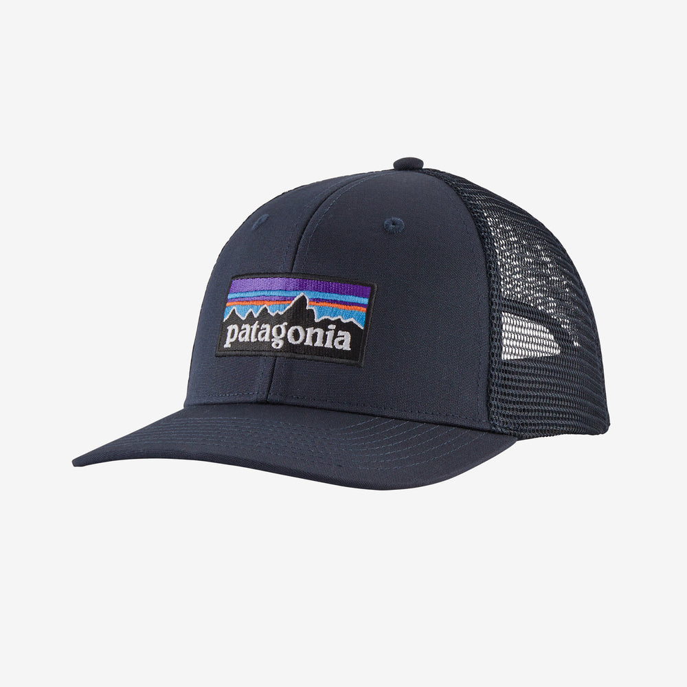 
            
                Load image into Gallery viewer, P-6 Logo Trucker Hat - Navy Blue
            
        