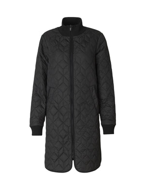 
            
                Load image into Gallery viewer, Padded Quilt Coat - Black
            
        