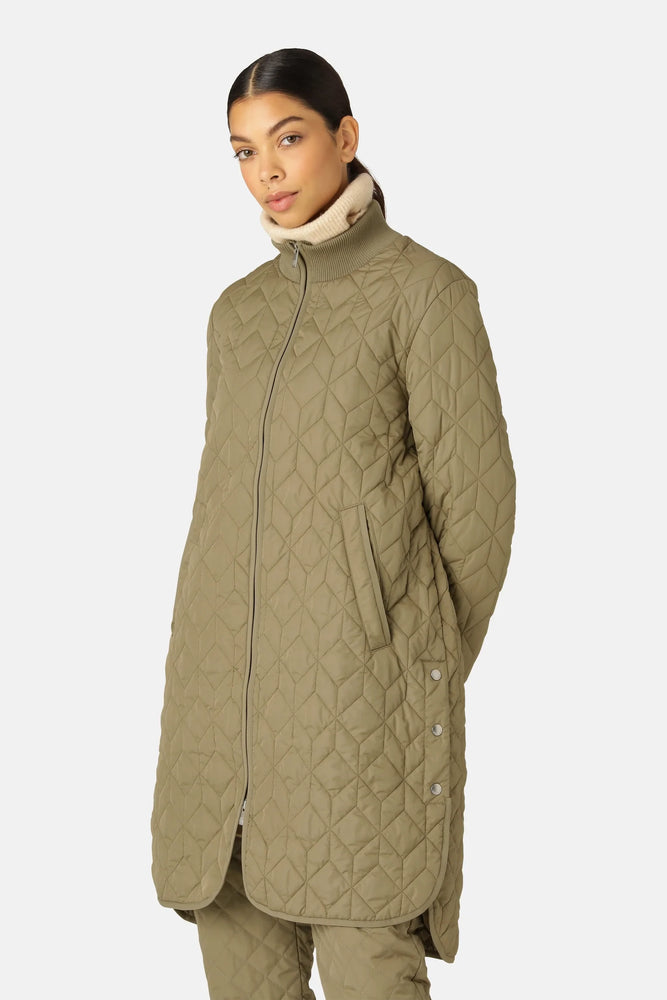 
            
                Load image into Gallery viewer, Padded Quilt Coat - Sage
            
        