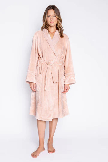 Luxe Plush Robe - Blush