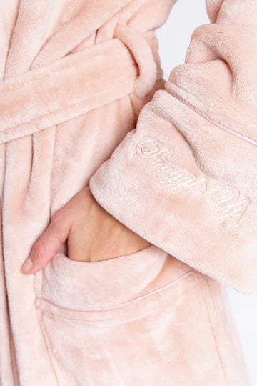 Luxe Plush Robe - Blush