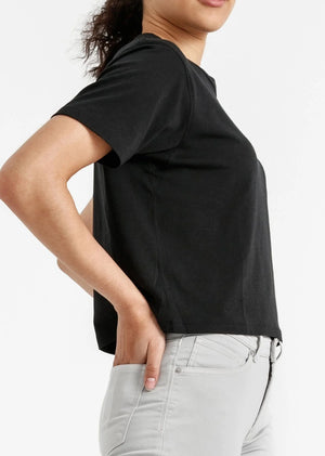 W's The Only Tee Crop - Black