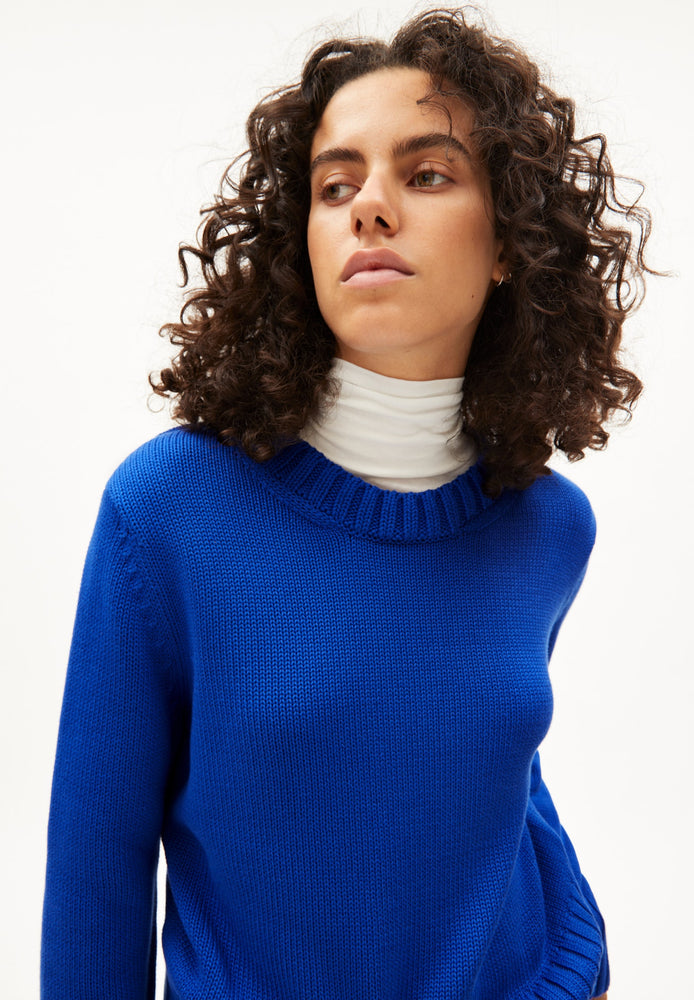 Amaliaa Compact Knit Pullover - Dynamo Blue