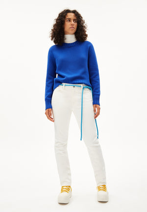 
            
                Load image into Gallery viewer, Amaliaa Compact Knit Pullover - Dynamo Blue
            
        