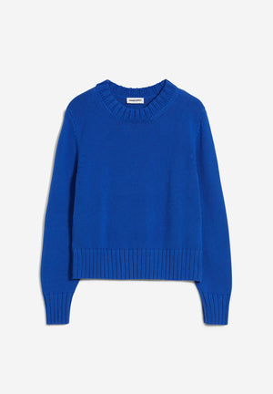 
            
                Load image into Gallery viewer, Amaliaa Compact Knit Pullover - Dynamo Blue
            
        