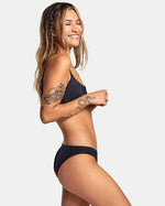 Solid Medium Bikini Bottom - Black
