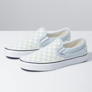
            
                Load image into Gallery viewer, Checkerboard Classic Slip-On (Ballad Blue &amp;amp; True White)
            
        