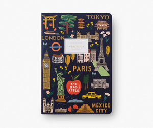 Stitched Notebook Set - Bon Voyage