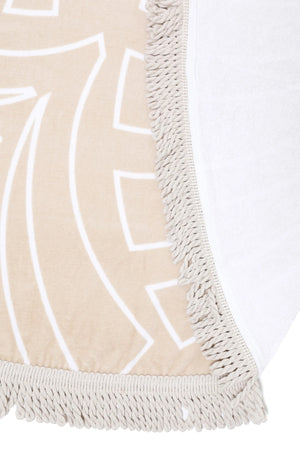 The Palm Round Towel