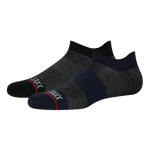 Whole Package 2-Pack - Low Show Socks / Black Heather/Ombre Rugby