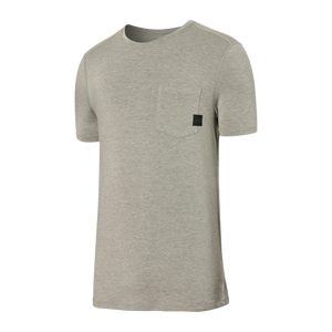 Sleepwalker Short Sleeve Crew - Dark Grey Heather