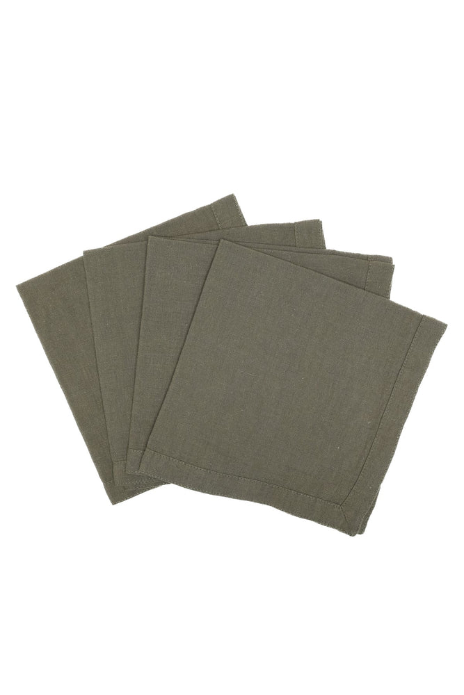 
            
                Load image into Gallery viewer, The Cuisine Napkin Set of 4 - Moss
            
        